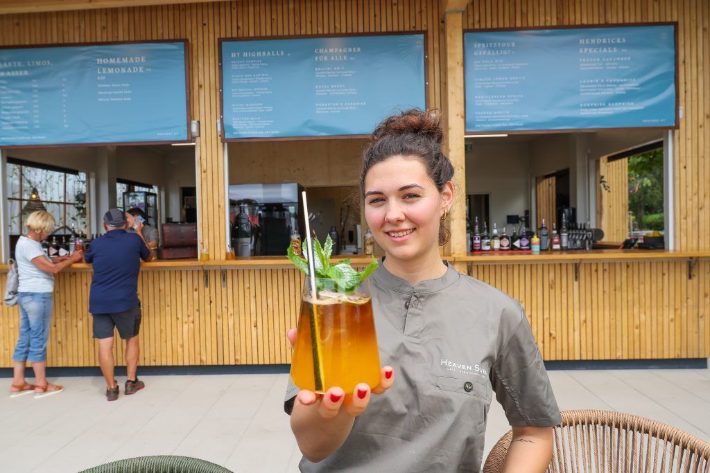 Neues Strandhaus eröffnet: Ein Stückchen Ibiza am Harder Seeufer