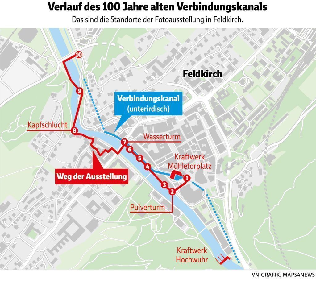 Feldkirchs historische Zeitreise: Einblick in die Entstehung des Verbindungskanals