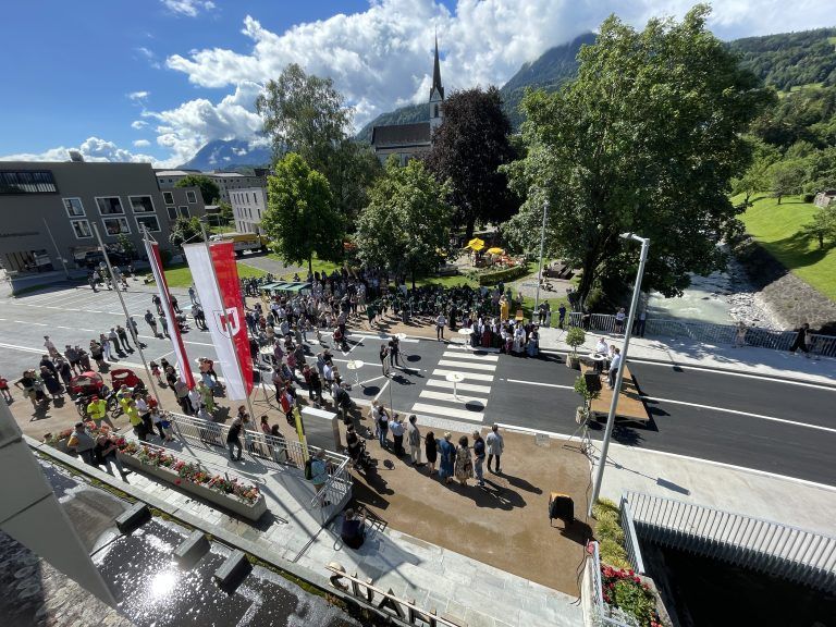 Saminabrücke L 67 Frastanz Eröffnung