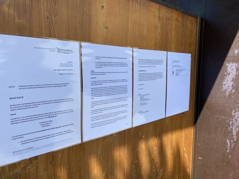 Keuchhusten, Kindergarten Braike