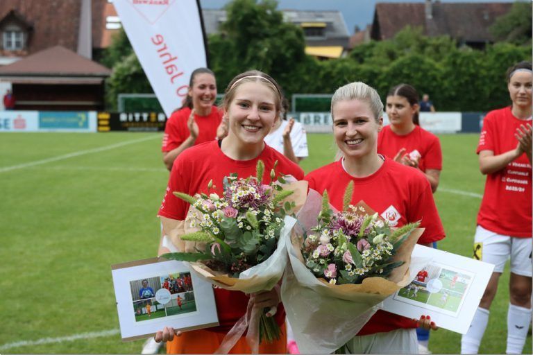 Lena Marie Winkler und Steffi Köll wurden verabschiedet - Zwei Meistertitel für die RW Rankweil Ladies