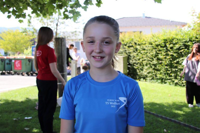 Paulina von der MS Wolfurt, Klasse 2b - Landesmeisterschaft Vielseitigkeitsbewerb