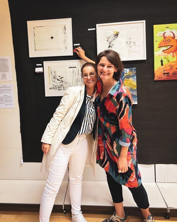 Daniela Tschallener und Maryna Liapina - Ausstellung VogelfreiRAUM