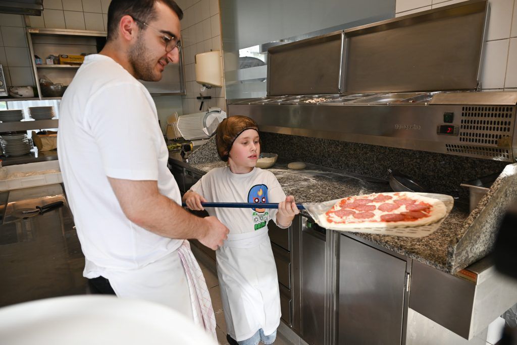 Darum war Gabriel (8) aus Lustenau für einen Nachmittag Pizzabäcker