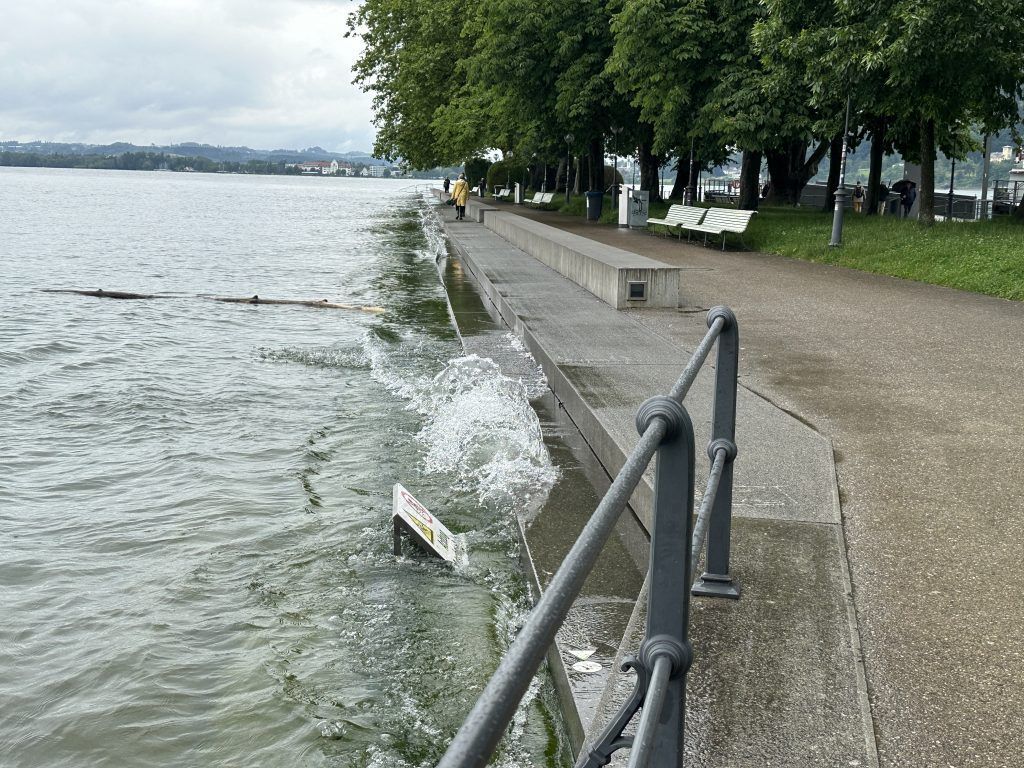 Bodenseehochwasser ist vielleicht für die Fisch&#8217;