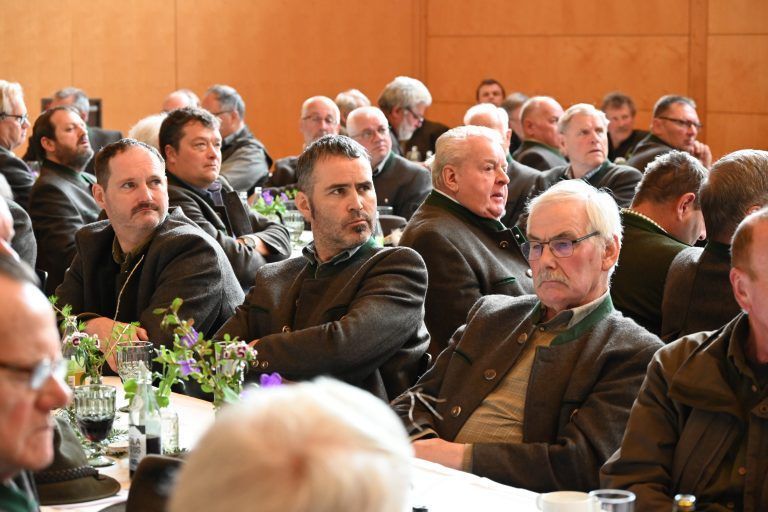 Jubiläumsversammlung der Jagdschutzorgane