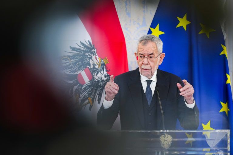 ABD0114_20240314 – WIEN –
STERREICH: Bundesprsident Van der Bellen anl. des Empfangs fr das Jewish Welcome Service, am Donnerstag, 14. Mrz 2024, in Wien. – FOTO: APA/EVA MANHART