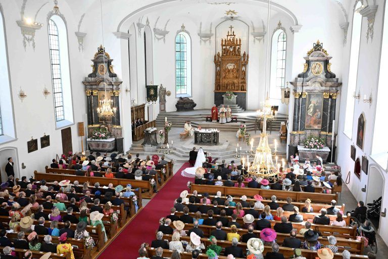 Adelshochzeit, Hohenems, Gräfin Leonie Waldburg-Zeil, Graf Caspar von Matuschka