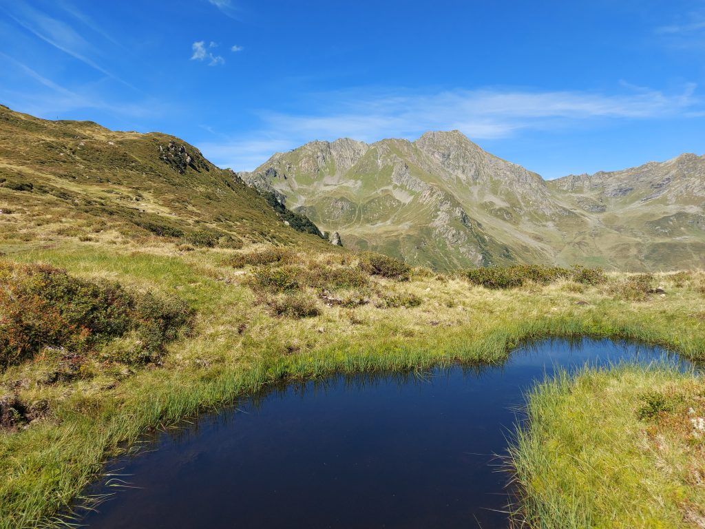 Bilderbuchlandschaft mit Gipfeloption