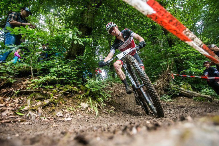 MTB Rennen Zanzenberg, Bilder des UCI-Mountainbikerennens am Zanzenberg, die Vorarlberger sind beschriftet, Feurstein, Kilian
