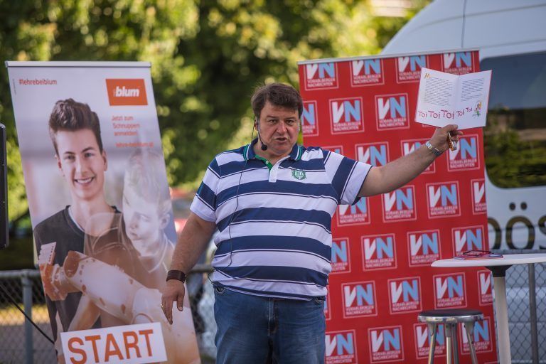Buch am Bach 2021: VS Götzis Blattur; Christoph Mauz