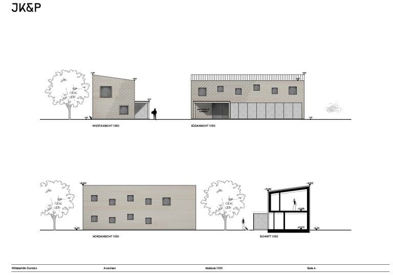 Grundriss Bauplan Artenschutzstation