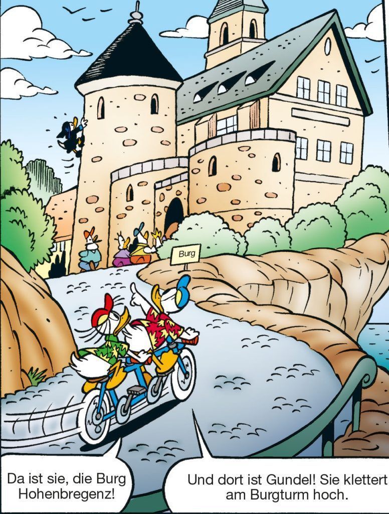 Donald Duck kommt an den Bodensee