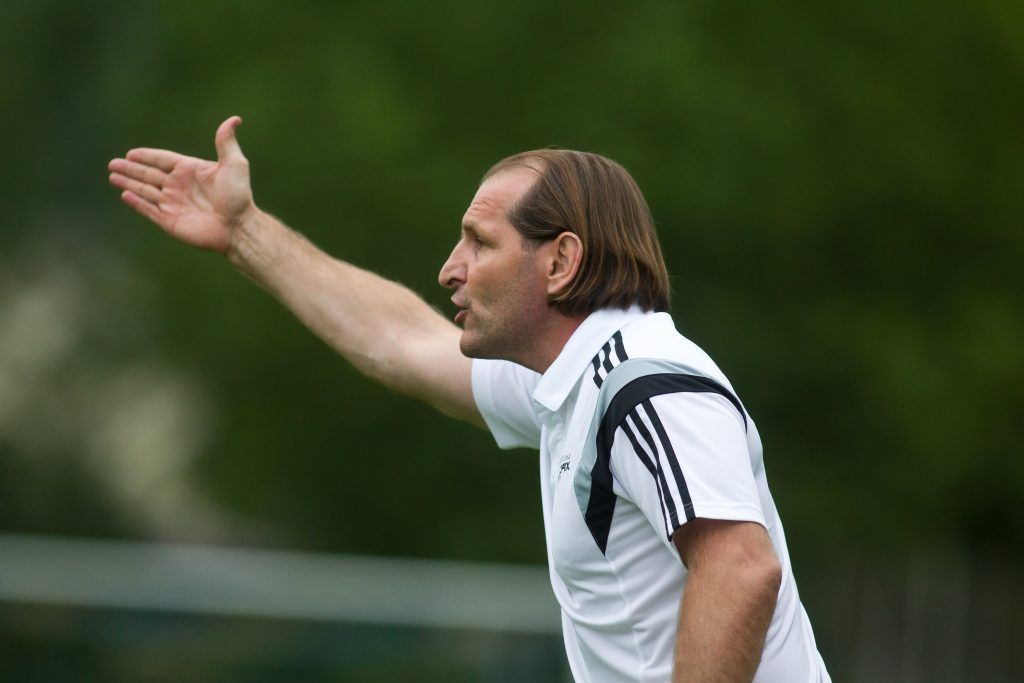 Jeff Geiger zurück auf dem Trainingsplatz