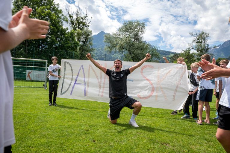 Fußball Schülerliga, Finaltag, Endspiel: SMS Nüziders vs PG Mehrerau, Siegerfoto SMS Nüziders