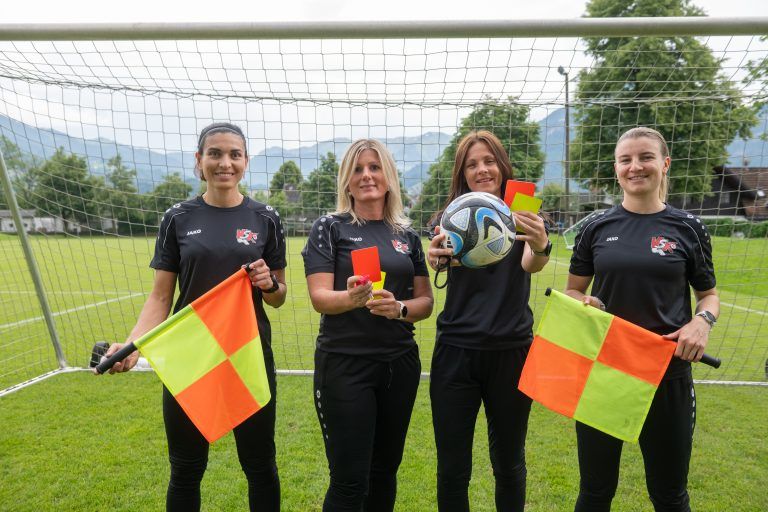 Schiedsrichterinnen, VFV Cupfinale, SR: Biljana Iskin SRA1: Amina Gutschi SRA2: Fabienne Hofer 4. OFF: Cindy Müller