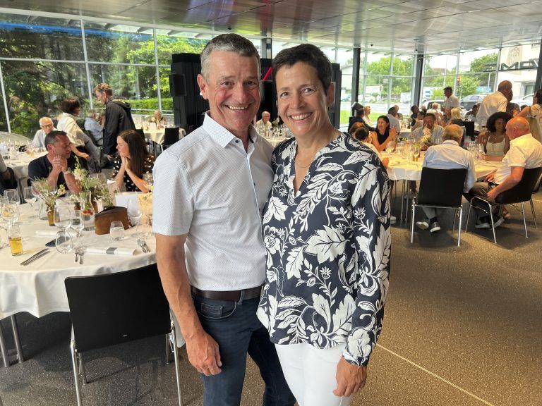 Familienangelegenheit: Bettina und Xaver Seeberger als Bruttosieger