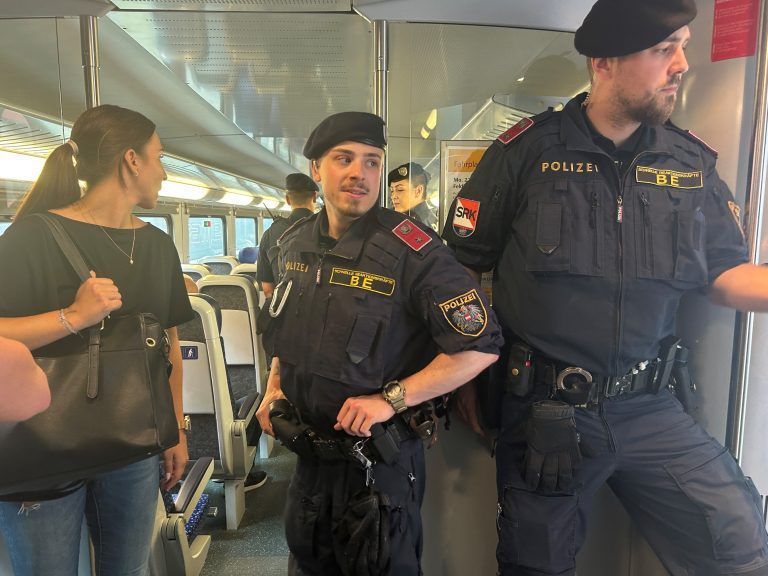 Personenkontrollen Bahnhof Dornbirn