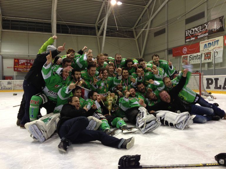 Eishockey EHC Bregenzerwald Meistertitel in Laibach