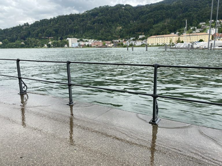 Hochwasser: Die Stimmungslage in Bregenz