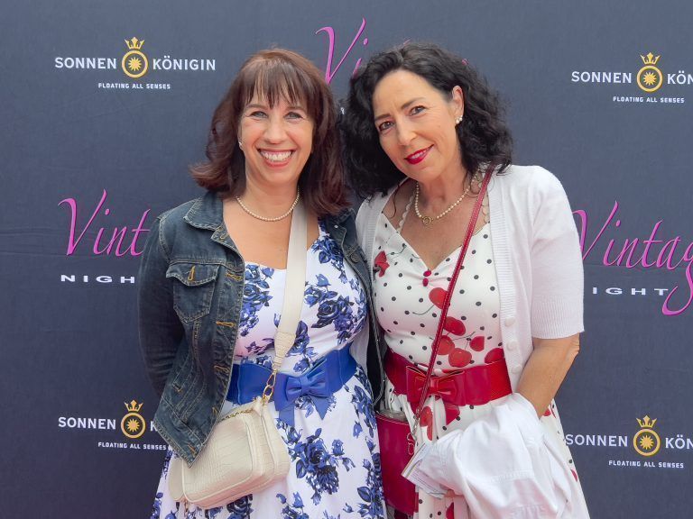 Tanja Lanthaler kam mit Myriam Weichselbraun zur Ausfahrt