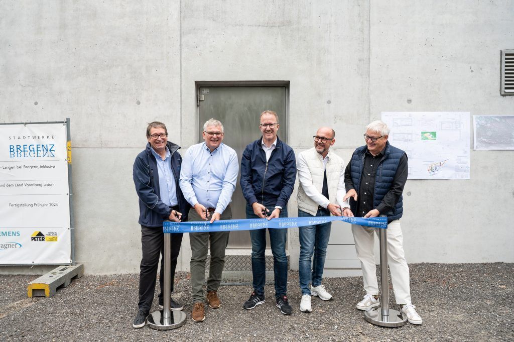 Trinkwasserhochbehälter Fluh wurde eingeweiht