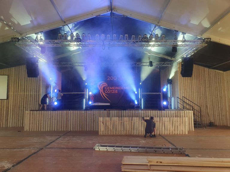 Bezirksmusikfest Götzis 2024, Aufbau, 200. Jubiläum
