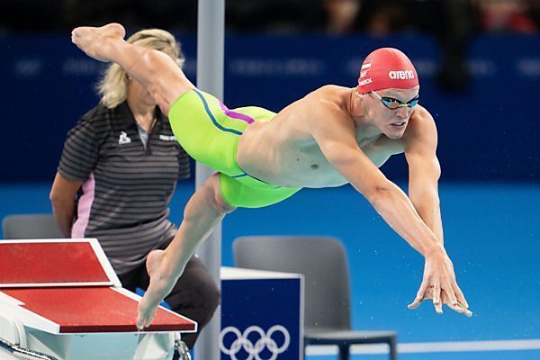 Auböck startet nach Erkrankung über 800 m Kraul