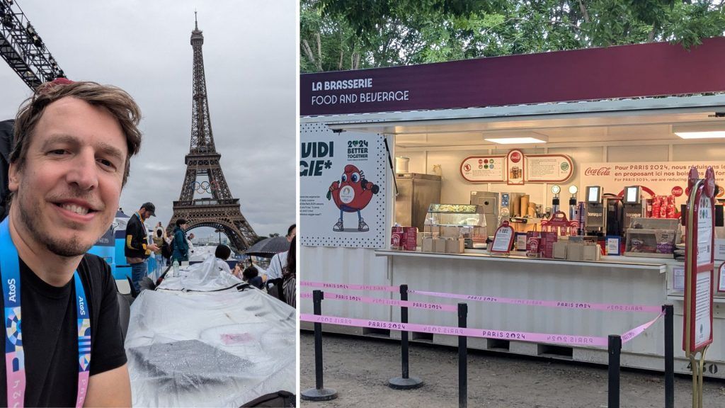 Ein kalter Falafel-Wrap in Frankreich
