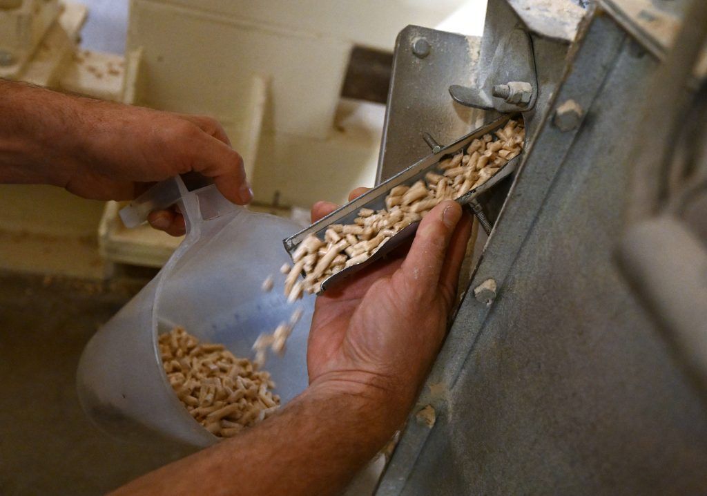 Die Gefahr im Pellet-Bunkerraum
