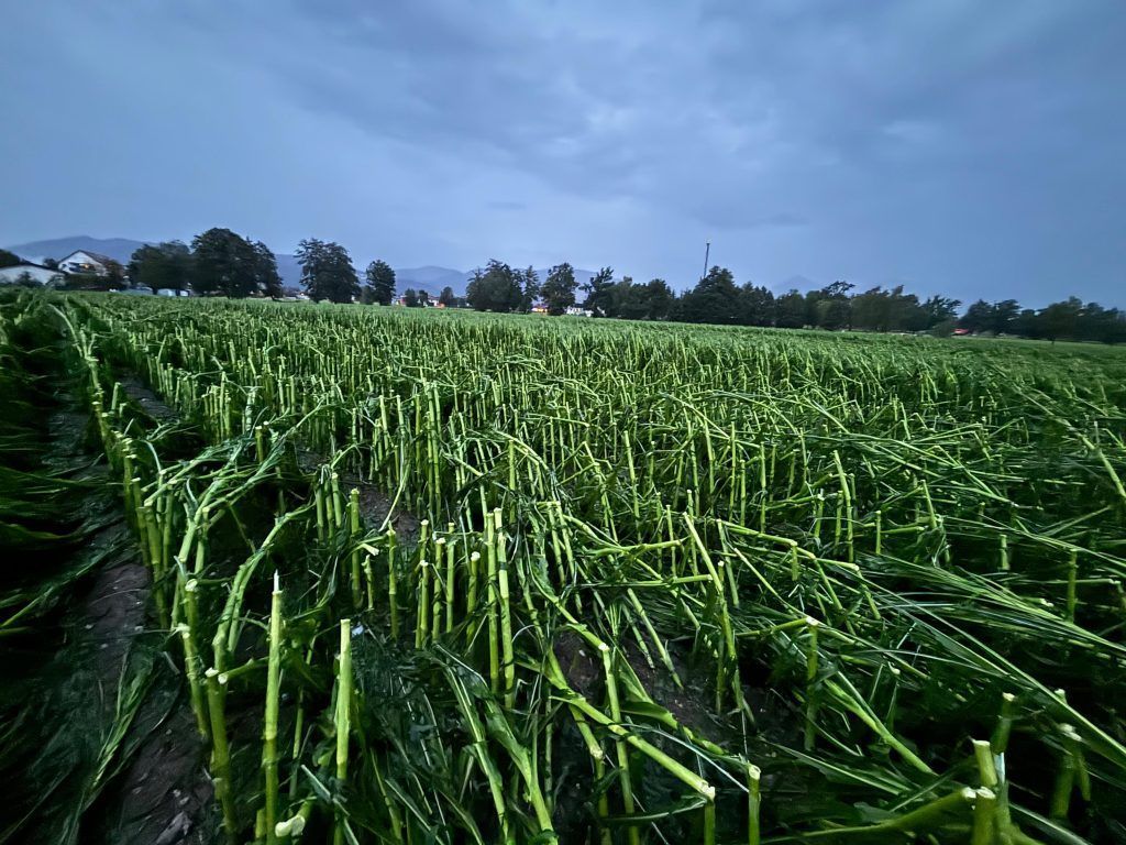Unwetter &#8211; Extrem starker Regen und Hagel in Vorarlberg