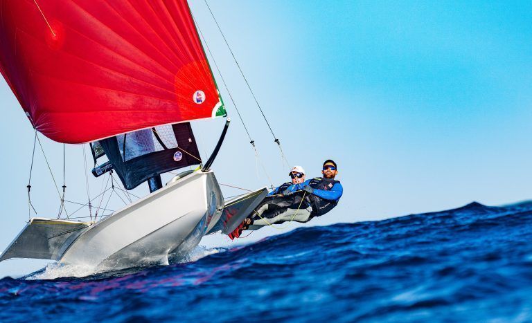 Segeln 49er Benjamin Bildstein David Hussl