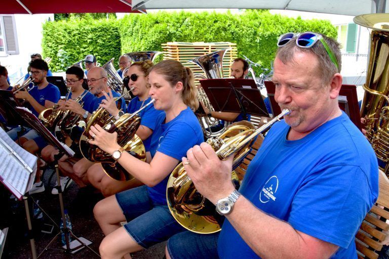 Frühschoppen mit der Stadtmusik Bludenz und der "MusikFabrik", dem gemeinsamen Jugendorchester der Stadtmusik Bludenz und Harmoniemusik Bürs. Gasthaus Riedmiller