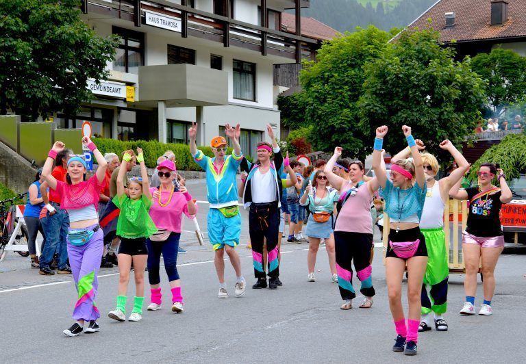 Sommerfasnat, Umzug vom Nannaree bis zum Valiseraparkplatz beim Silvretta Park