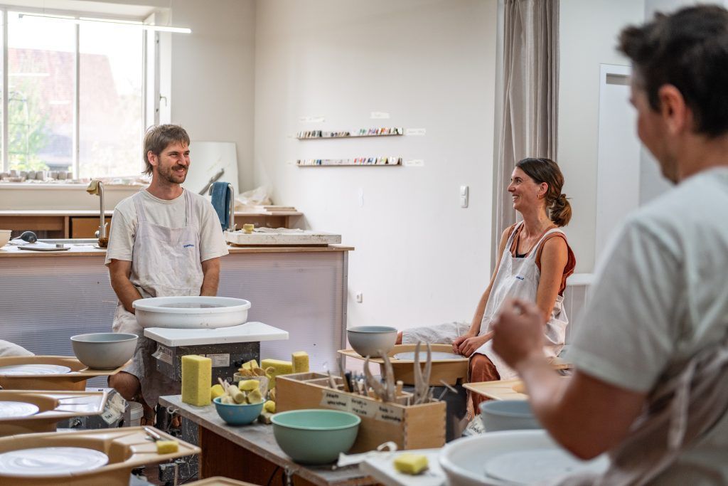 Töpfern verhilft Hobbykünstlern Katharina und Thomas zu einem meditativen Zustand