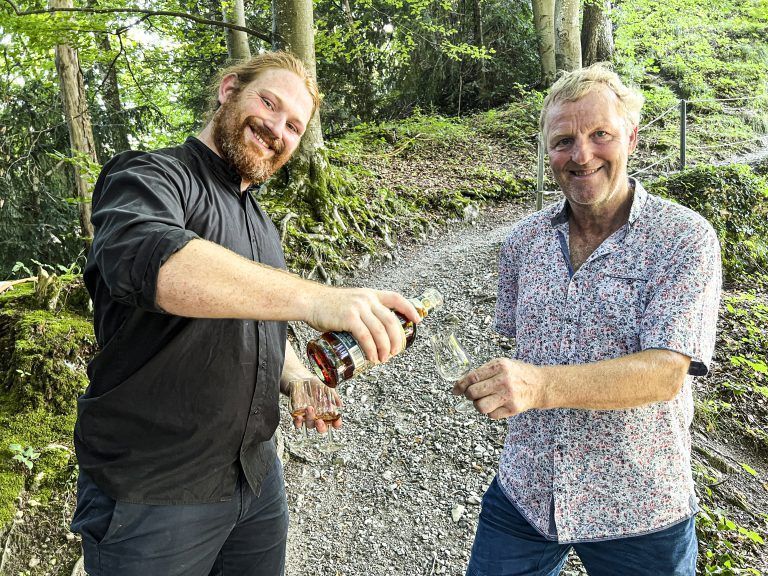 Die Organisatoren Benedikt und Franz-Josef Fleisch luden zum Benefiz-Event
