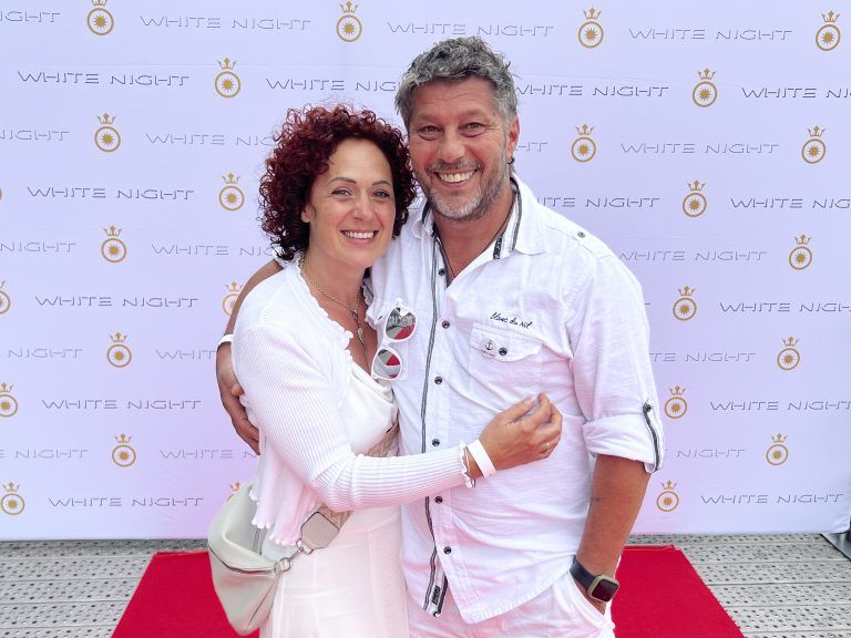 Elke Stemer und Gastronom Alexander Terler (Alpen Tenne)