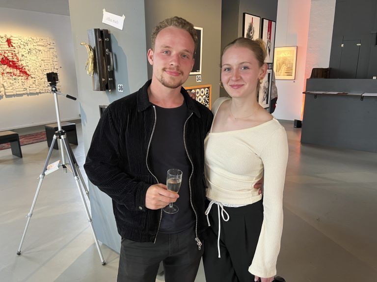 Emi Schmidle und Caspar Gort kamen ins Krafthaus
