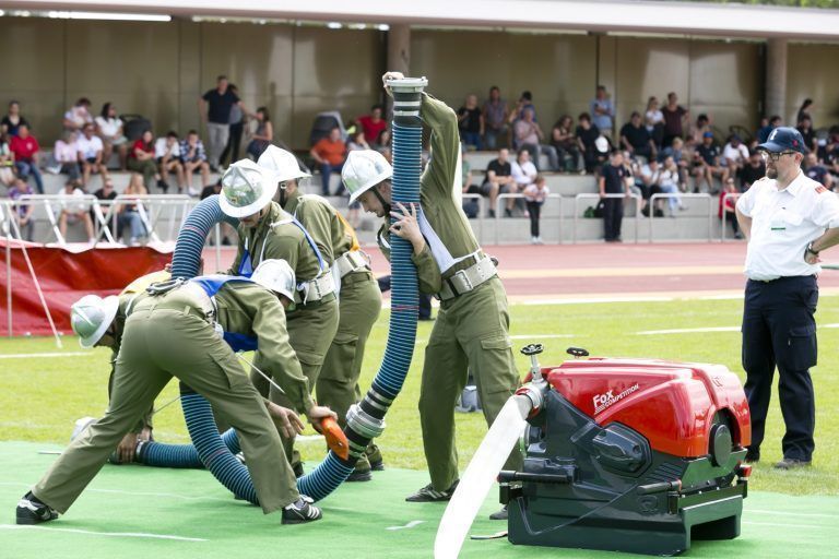 Lustenau am 1.7.2023 LPS 2023 - 11731 Landesfeuerwehrfest in Lu