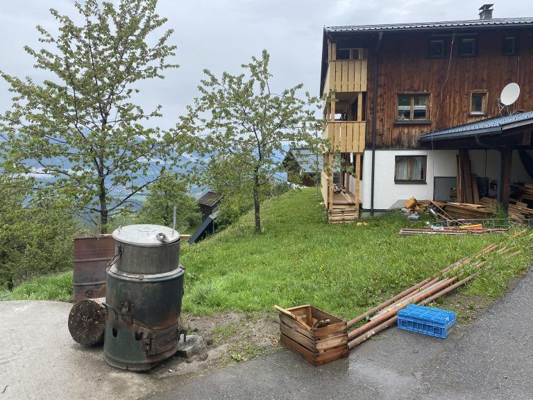 Jürgen Burtscher, Bergbauernhof, Ludescherberg, Landwirt, Bauernhof