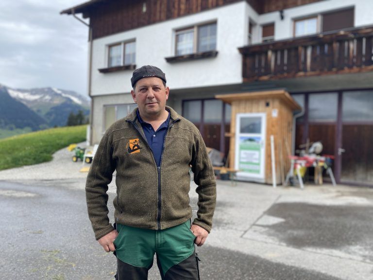 Jürgen Burtscher, Bergbauernhof, Ludescherberg, Landwirt, Bauernhof