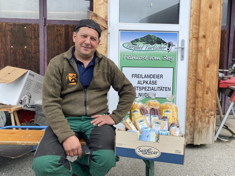 Jürgen Burtscher, Bergbauernhof, Ludescherberg, Landwirt, Bauernhof