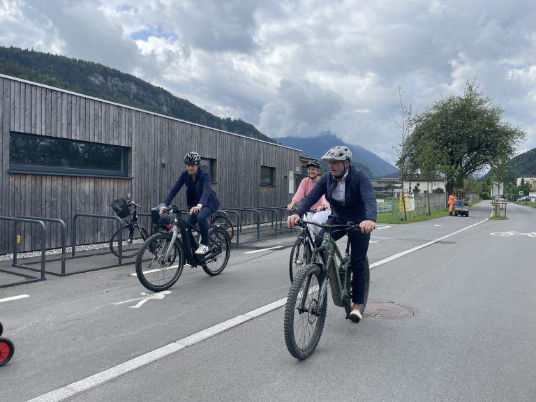 Eröffnung Fahrradstraße Tafernstraße Altenstadt