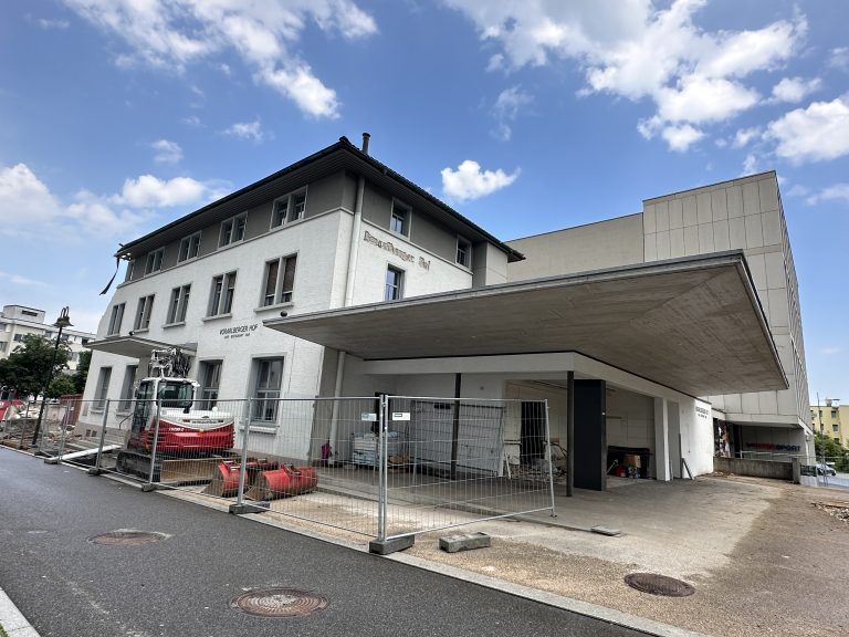 Abbruch Vorarlberger Hof gestartet