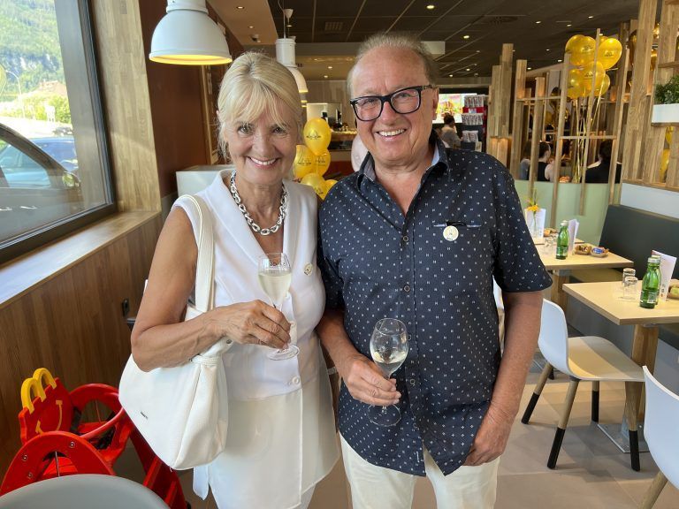 Ingrid und Charly Rieder feierten mit
