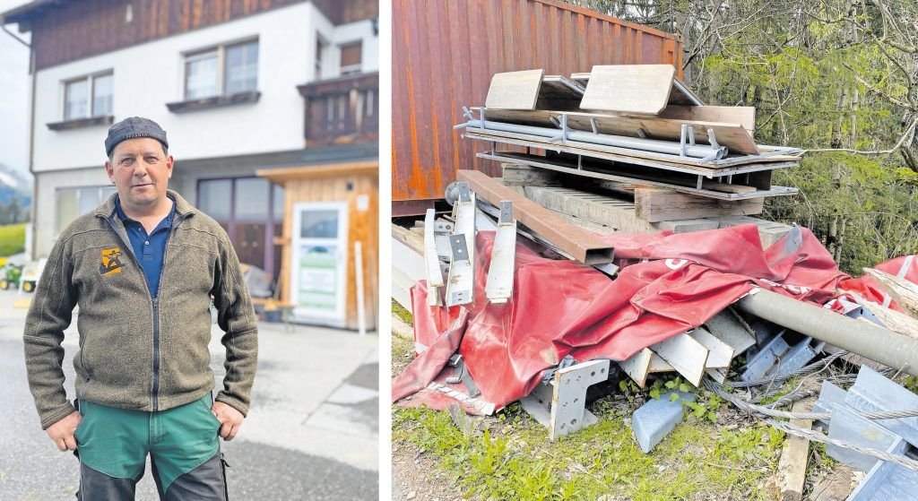 Anonymer Hinweis auf einen &#8220;Schrottplatz&#8221; im Naturschutzgebiet: Betroffener Landwirt Jürgen Burtscher klärt auf