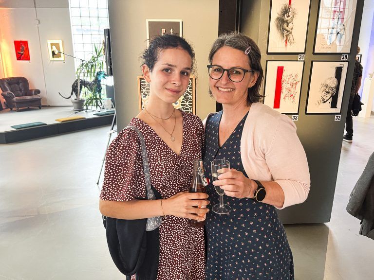 Mia Müller und Beate Reutz-Lemmer kamen nach Dornbirn