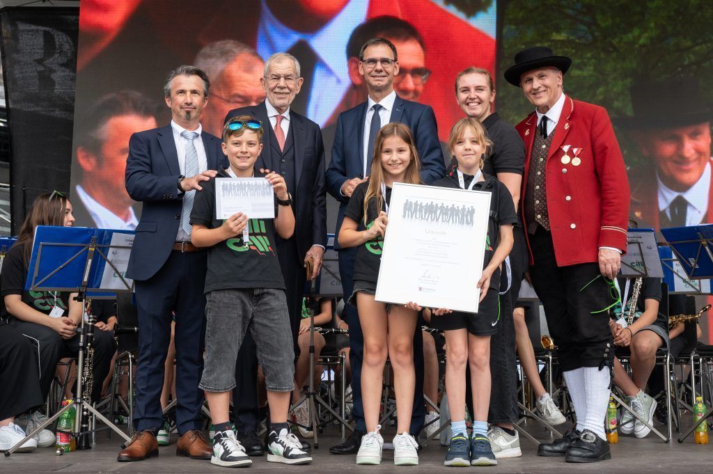Ehrung junger Musiktalente aus Batschuns
