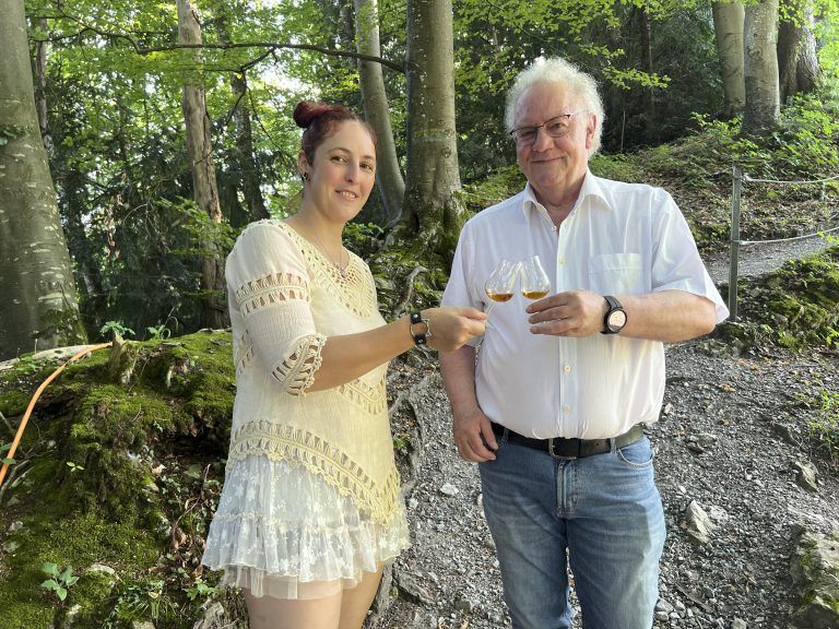 Nadja Schubell und Beat Müller kamen auf Alt-Ems