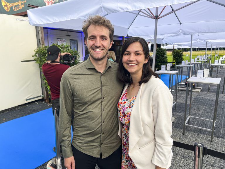 Vst. Tim Mittelberger und GF Constanze Reichetzer (Junge Wirtschaft)